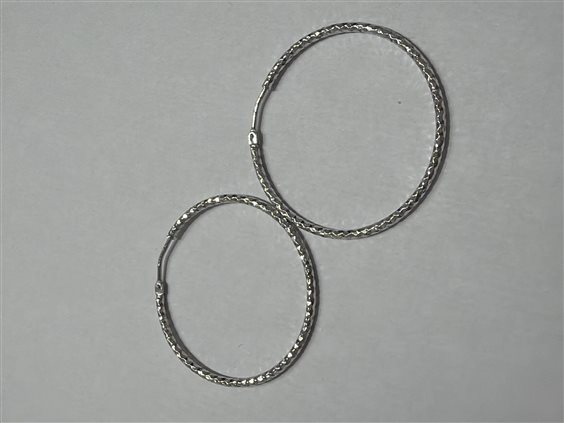 Orecchini Domar Donna Cerchi argento 925 diamantati in Argento ORAR-514-280 - ORAR-514-280